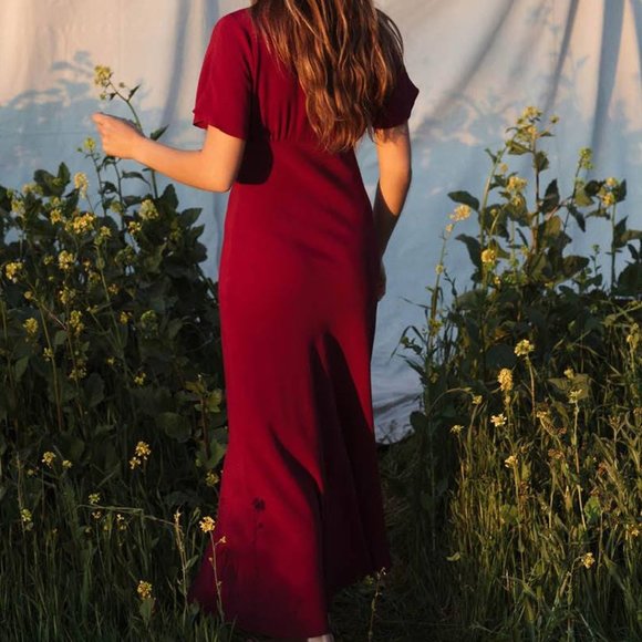 NWT Christy Dawn Sequoia Dress in Boysenberry Small - Picture 6 of 7